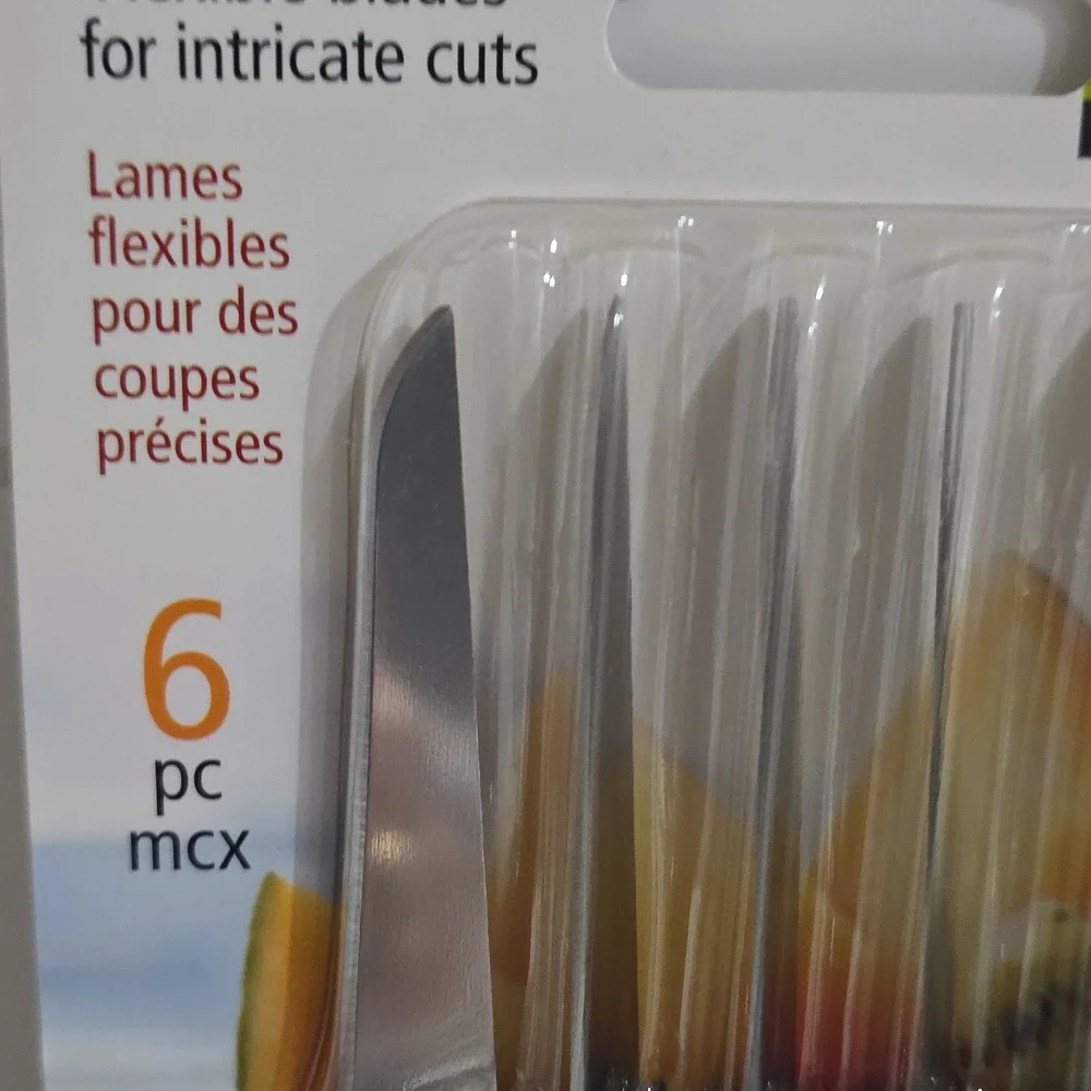6 Pc Garnishing Knifes Set